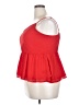 Torrid 100% Polyester Red Sleeveless Blouse Size 2X Plus (2) - photo 5