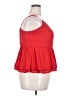 Torrid 100% Polyester Red Sleeveless Blouse Size 2X Plus (2) - photo 4