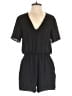 Charles Henry 100% Polyester Solid Black Romper Size M - photo 1