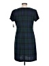 Connected Apparel Plaid Teal Casual Dress Size 10 (petite) - photo 2