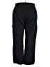 Woman Within 100% Cotton Black Cargo Pants Size 20 - photo 2