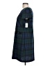 Connected Apparel Plaid Teal Casual Dress Size 10 (petite) - photo 5