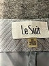 Le Suit 100% Polyester Chevron-herringbone Gray Dress Pants Size 10 - photo 7
