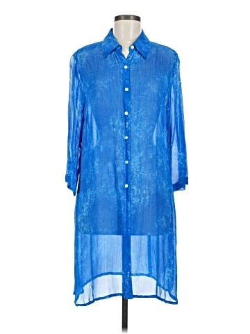 Spiegel 3/4 Sleeve Button-Down Shirt (view 1)