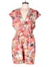 Athleta Floral Orange Romper Size L - photo 1