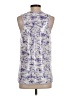 Diane von Furstenberg Purple Sleeveless Blouse Size 2 - photo 2
