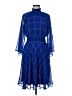 Calvin Klein Argyle Blue Cocktail Dress Size 6 - photo 1