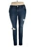 Maurices Hearts Blue Jeans Size 18 - photo 1