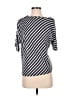 Paraphrase Stripes Black 3/4 Sleeve T-Shirt Size XS - photo 1