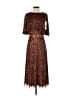 Mac Duggal 100% Polyester Brown Cocktail Dress Size 4 - photo 1