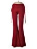 Feathers Burgundy Red Casual Pants Size S - photo 1
