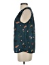 ModCloth 100% Polyester Teal Sleeveless Blouse Size S - photo 5