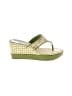 Coach Green Wedges Size 7 - photo 1
