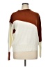 Unbranded Color Block Brown Turtleneck Sweater Size XL - photo 1