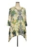 Unity World Wear Green 3/4 Sleeve Blouse Size 2X - photo 1