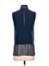 Elie Tahari 100% Polyester Blue Sleeveless Blouse Size XS - photo 2
