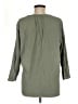 L.L.Bean 100% Cotton Green 3/4 Sleeve Blouse Size M - photo 2