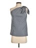 Halston Heritage 100% Polyester Silver Sleeveless Blouse Size 0 - photo 1
