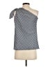 Halston Heritage 100% Polyester Silver Sleeveless Blouse Size 0 - photo 2