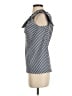Halston Heritage 100% Polyester Silver Sleeveless Blouse Size 0 - photo 5