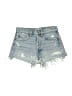 AGOLDE 100% Cotton Blue Denim Shorts Size 24 waist - photo 1