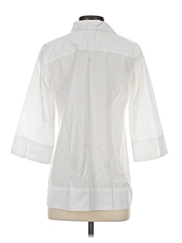 Lands' End 3/4 Sleeve Button-Down Shirt (view 2)