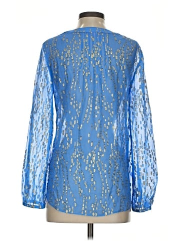 Lilly Pulitzer Long Sleeve Silk Top (view 2)
