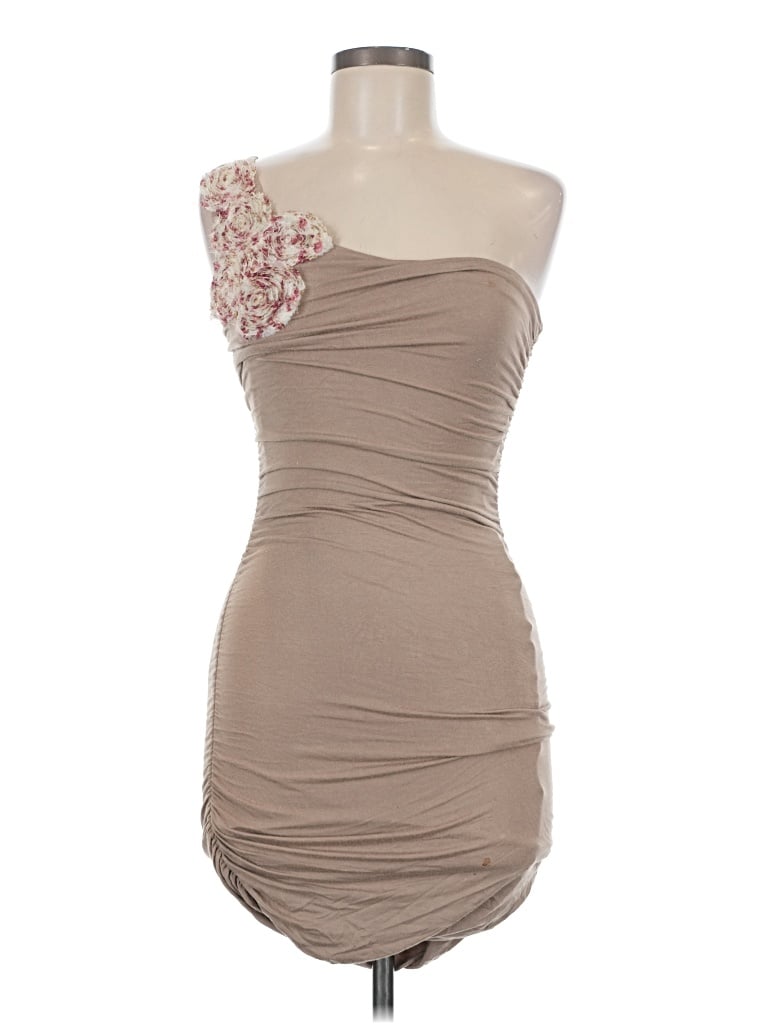 Pre-owned Twenty One Cocktail Dress In Tan