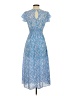 Sienna Sky Paisley Blue Casual Dress Size XS - photo 2