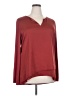 Soft Surroundings 100% Polyester Burgundy Long Sleeve Blouse Size XXL (estimated) - photo 1