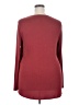 Soft Surroundings 100% Polyester Burgundy Long Sleeve Blouse Size XXL (estimated) - photo 2