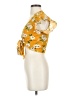Shein Yellow Sleeveless Blouse Size S - photo 5