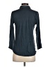 Ann Taylor 100% Polyester Teal 3/4 Sleeve Blouse Size S - photo 2