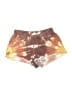 Pink Rose Tie-dye Brown Shorts Size M - photo 1