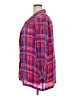 Studio C 100% Rayon Plaid Purple Blazer Size 18 - photo 5
