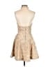 B. Darlin 100% Polyester Tan Gold Cocktail Dress Size S - photo 2