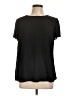 Fortune + Ivy 100% Polyester Black Short Sleeve Top Size L - photo 1