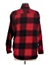 Old Navy 100% Cotton Plaid Red Long Sleeve Button-Down Shirt Size M - photo 2