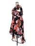 Estelle 100% Polyester Tropical Black Cocktail Dress Size 2X - photo 5