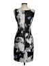 Milly Graphic Floral Multi Color Black Cocktail Dress Size 4 - photo 2