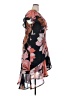 Estelle 100% Polyester Tropical Black Cocktail Dress Size 2X - photo 4