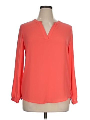 Adrianna Papell Long Sleeve Blouse (view 1)