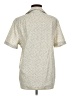 Express Animal Print Ivory Short Sleeve Blouse Size M - photo 2