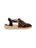 Picon Animal Print Brown Wedges Size 8 - photo 1