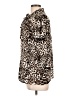 Violet & Claire 100% Polyester Animal Print Brown Short Sleeve Blouse Size L - photo 5