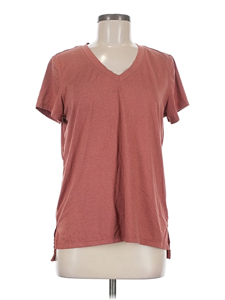 Pre-owned 90 Degree By Reflex Short Sleeve T-shirt In Brown