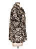 Violet & Claire 100% Polyester Animal Print Brown Short Sleeve Blouse Size L - photo 4