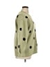 Les Serein Polka Dots Green Pullover Sweater Size 1X - photo 4