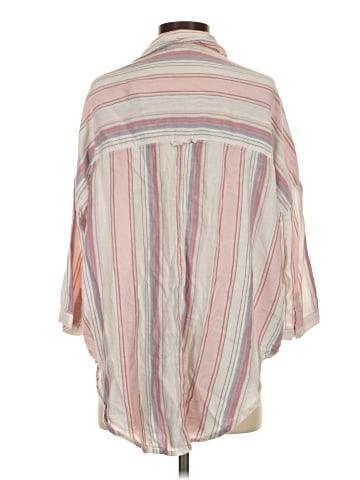 Pilcro by Anthropologie 3/4 Sleeve Button-Down Shirt (view 2)