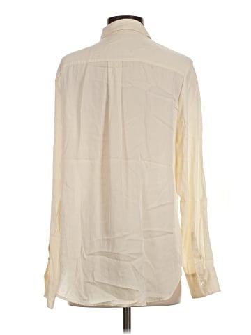 Quince Long Sleeve Silk Top (view 2)